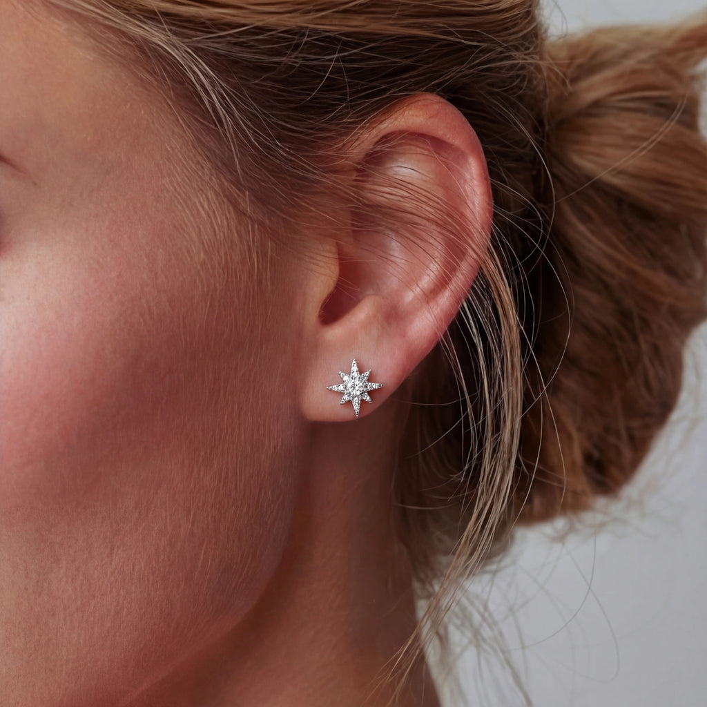 Pendientes de estrella celestial