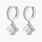 Diamond Dangle Huggies