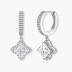 Diamond Dangle Huggies