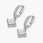 Diamond Dangle Huggies