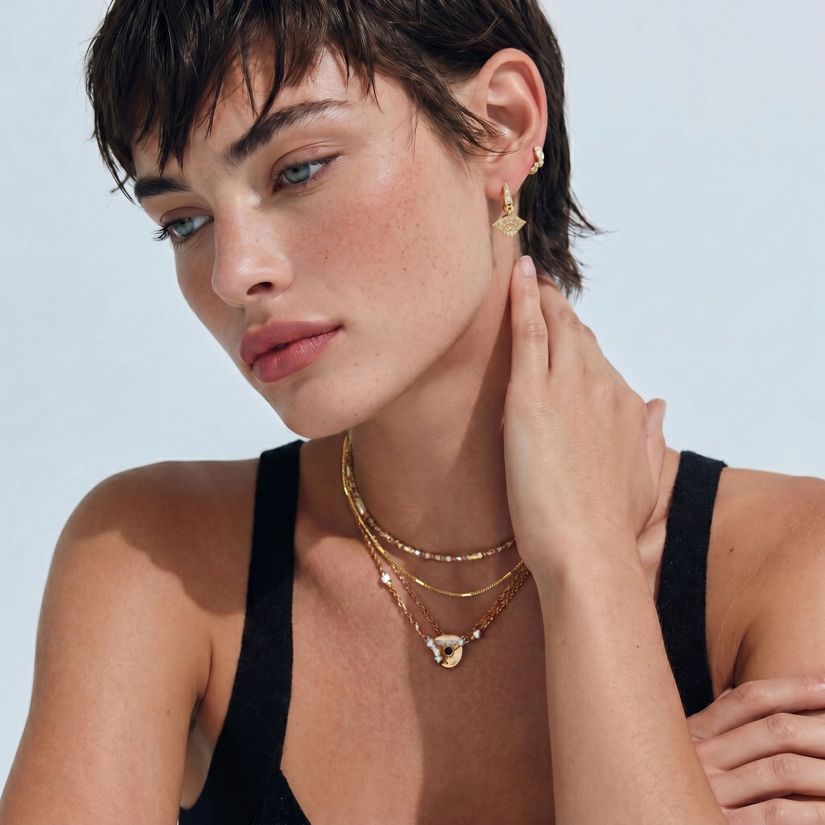 Bar Box Chain Necklace