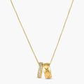 Twin Ring Necklace