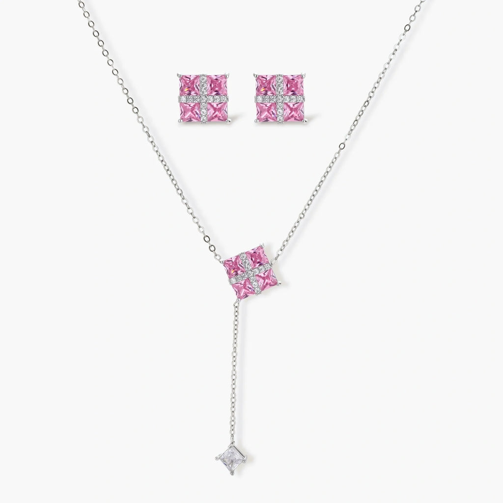 Pink Prism Cross Set