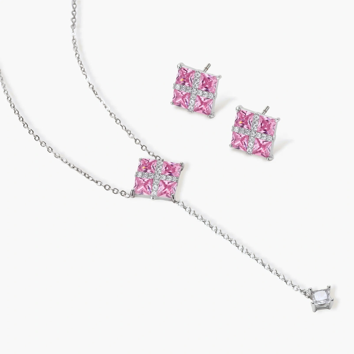 Pink Prism Cross Set
